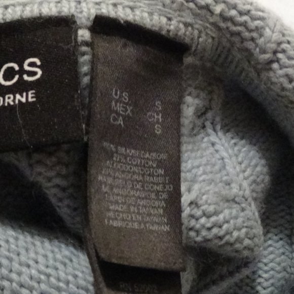 Light Blue Cable-Knit Sweater - Picture 2 of 7